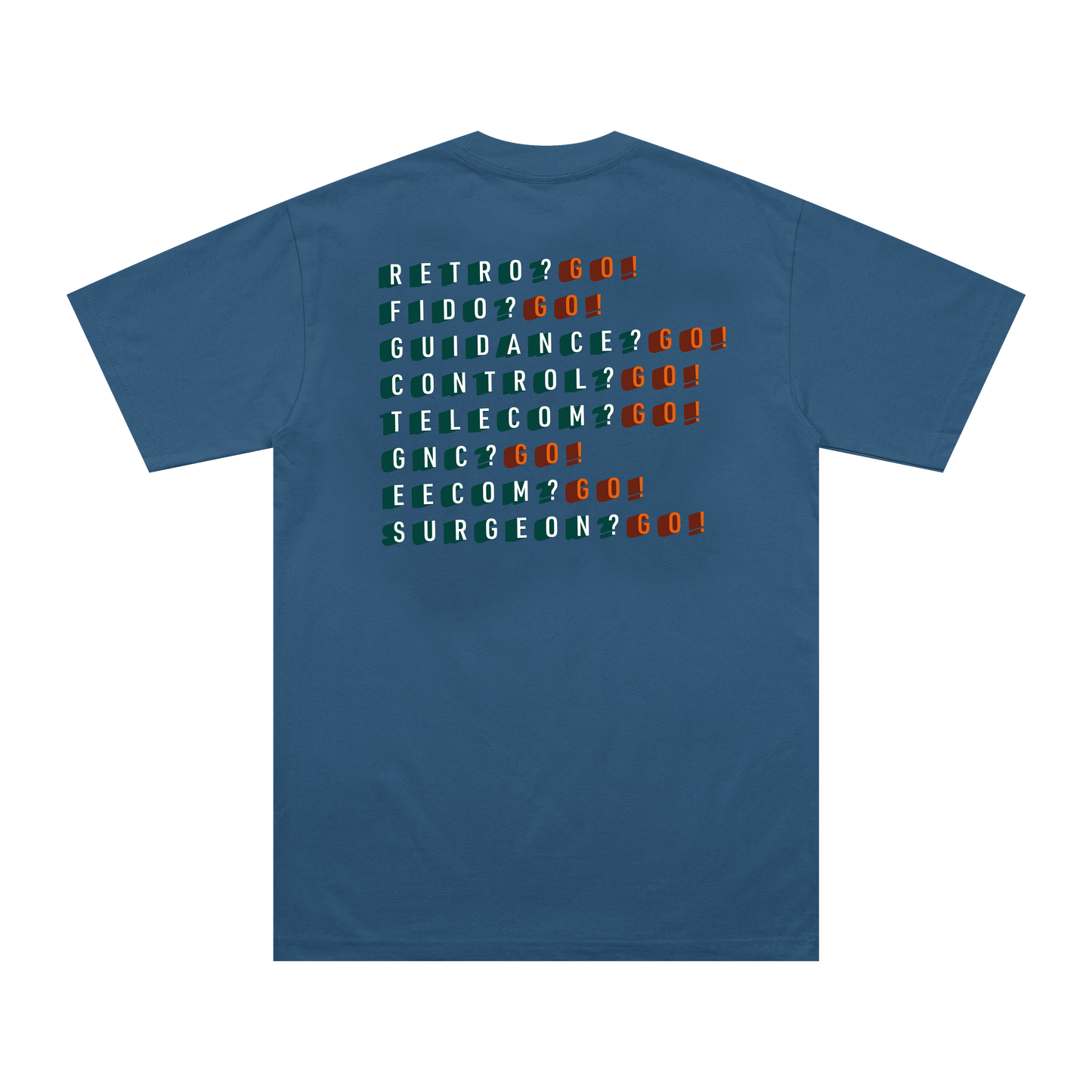 The Race For Space Blue T-Shirt