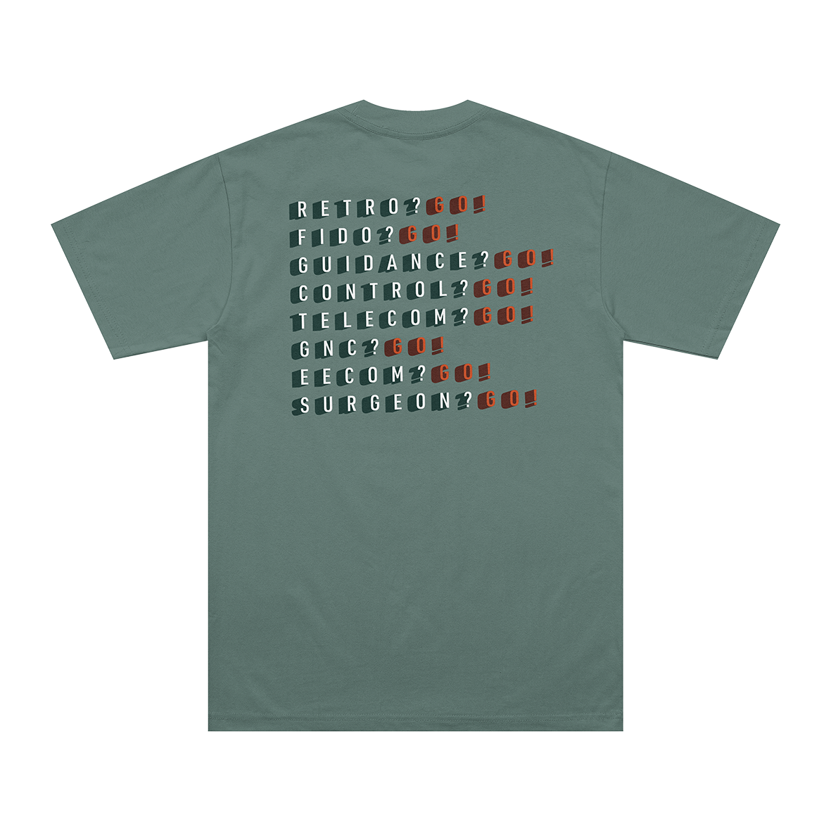 The Race For Space Green T-Shirt
