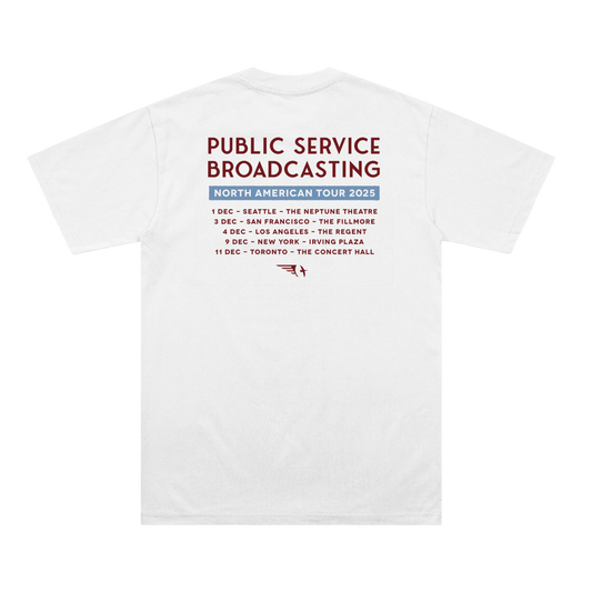 North America Tour 2025 White T-Shirt