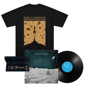 The Race For Space: Vinyl LP, Anniversary T-Shirt + Pin Set