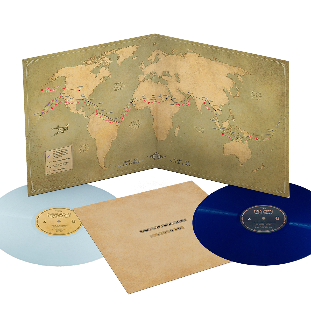 The Last Flight + Night Flight (US Edition): Limited Blue Vinyl 2LP