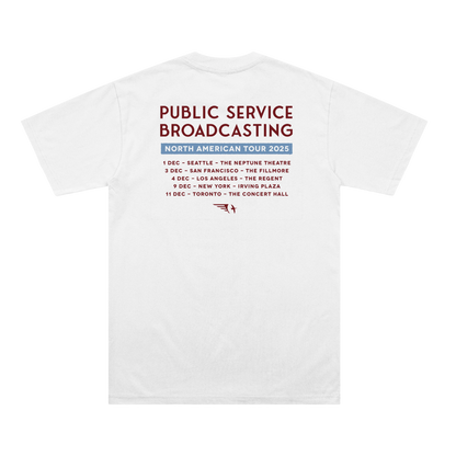 North America Tour 2025 White T-Shirt